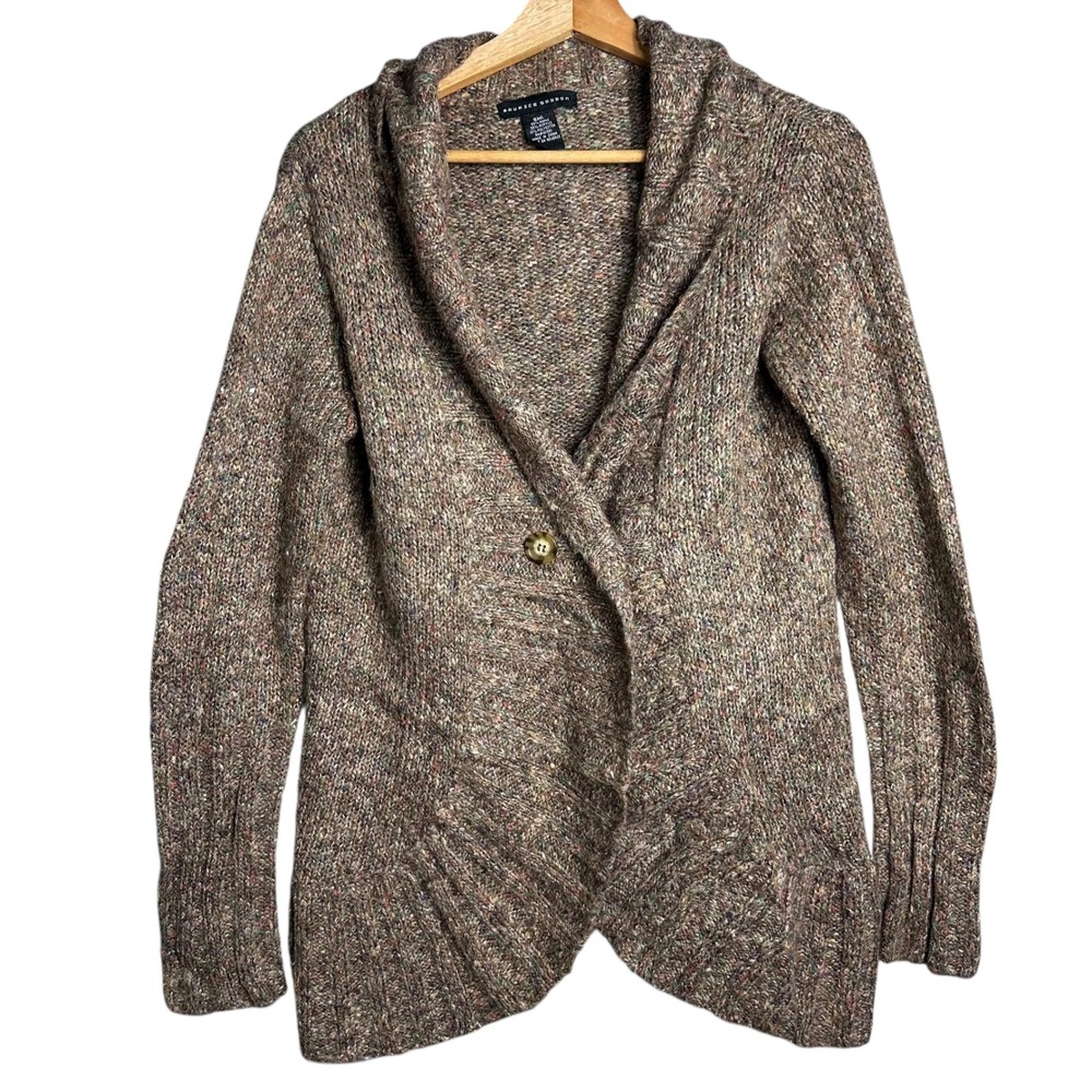 Boho‎ Y2K Shawl Collar Wrap Cardigan Sweater cozy fairy granola girl indie artsy
